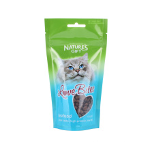 Custom Logo Design Heat Sealed Dog/Cat/Fish Food Pet Food Window Zipper Packaging Bag Ziplock Stand up Pouch